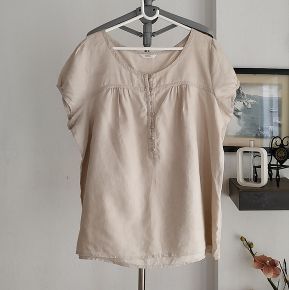 Marks & Spencer Tops - Marks & Spencer Linen Top